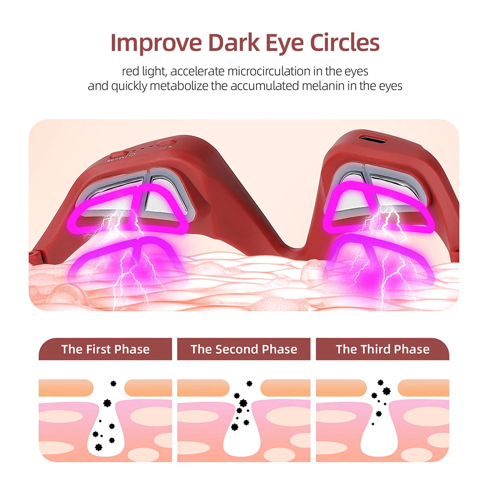 Velora EMS Eye Massager – Dark Circle & Eye Bag Relief