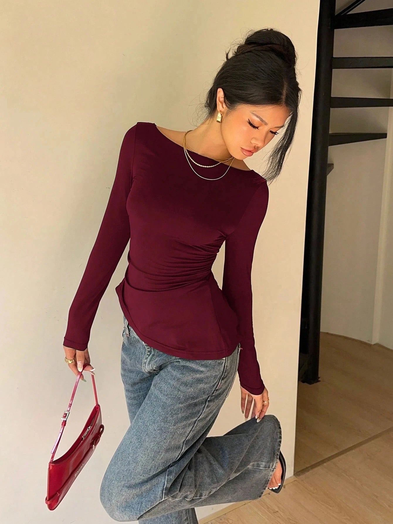 Asymmetric Lace Top – Elegant & Feminine